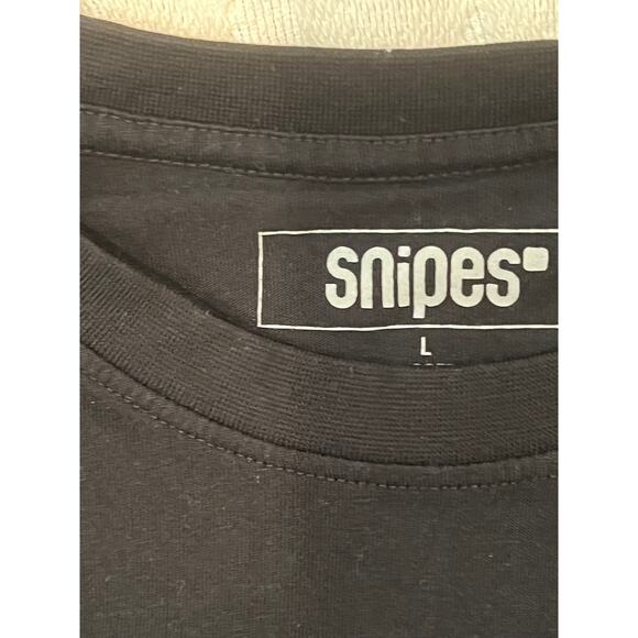 Snipes Black T-Shirt Mens L - Picture 3 of 3